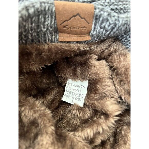 Soft Lined Beanie And Neck Gaitor Set Gray Knit One Size New in Package - Picture 8 of 8